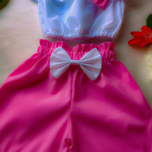 unnamed (84) Shorts Flores Rosa