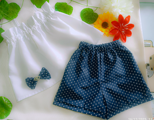 Mochito Azul Oscuro y Blusita Mami