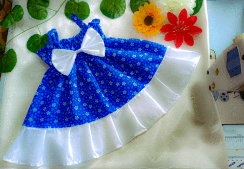 bviygouh Vestido Azul para Bebé que Inspira Frescura y Tranquilidad