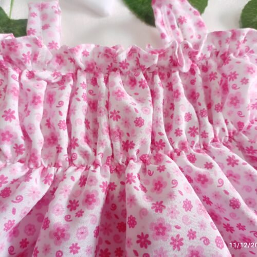 Vestido Rosa Floreado Suave