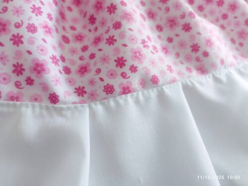 Vestido Rosa Floreado Suave