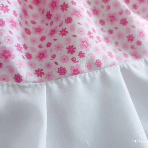 Vestido Rosa Floreado Suave