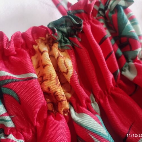 jgvuyygf86gty Vestido Rojo Tropical Carive